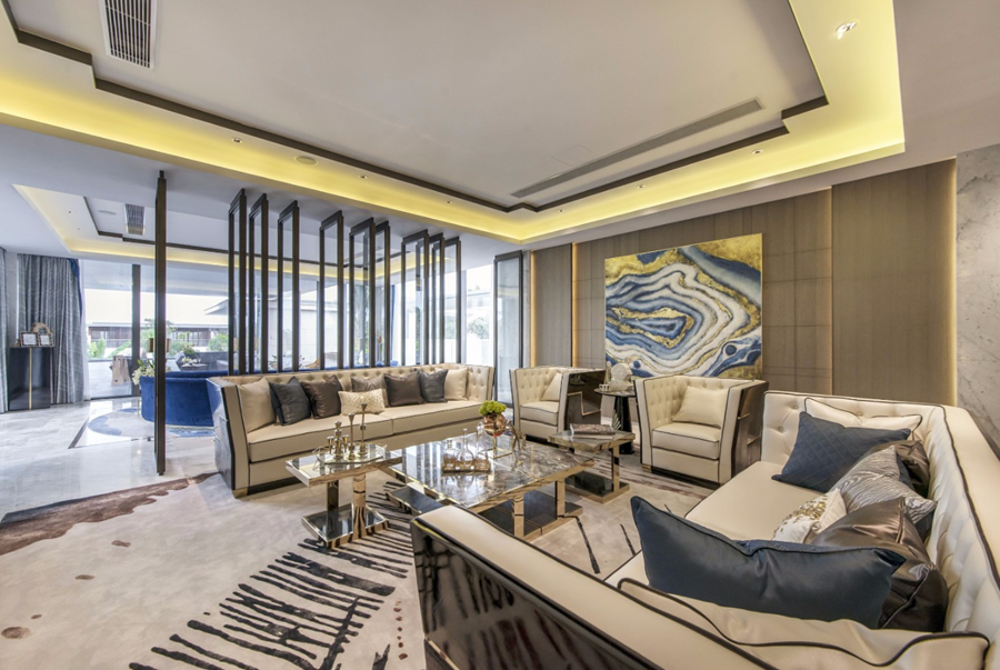 海南陵水綠城藍灣小鎮曉廬樣板別墅